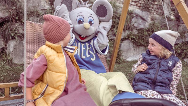 Tolle Unterhaltung mit Cheesy, unserem Maskottchen